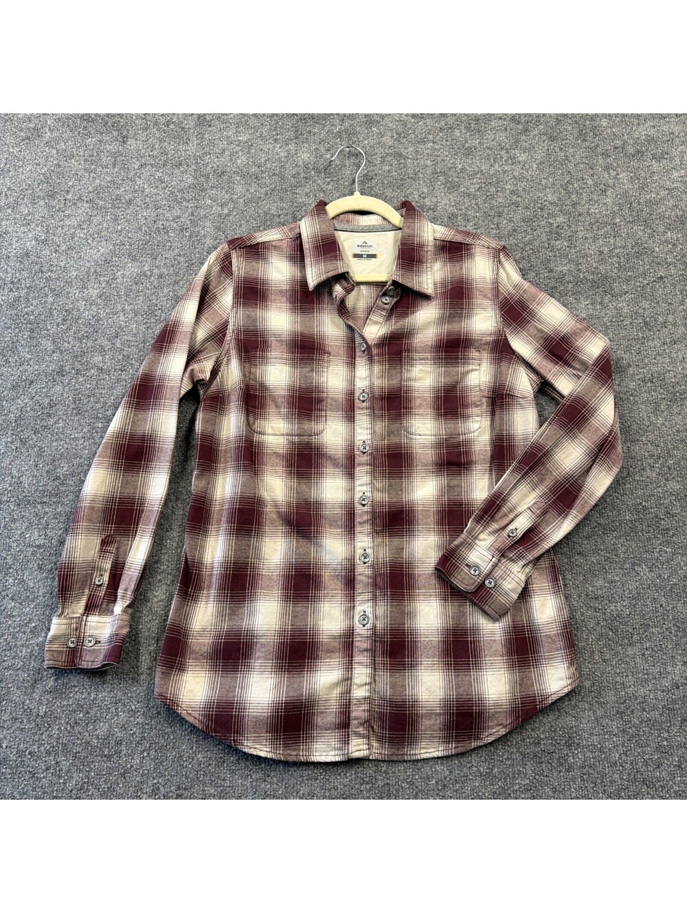 Ridgecut Women’s Dress Shirt Burgandy M